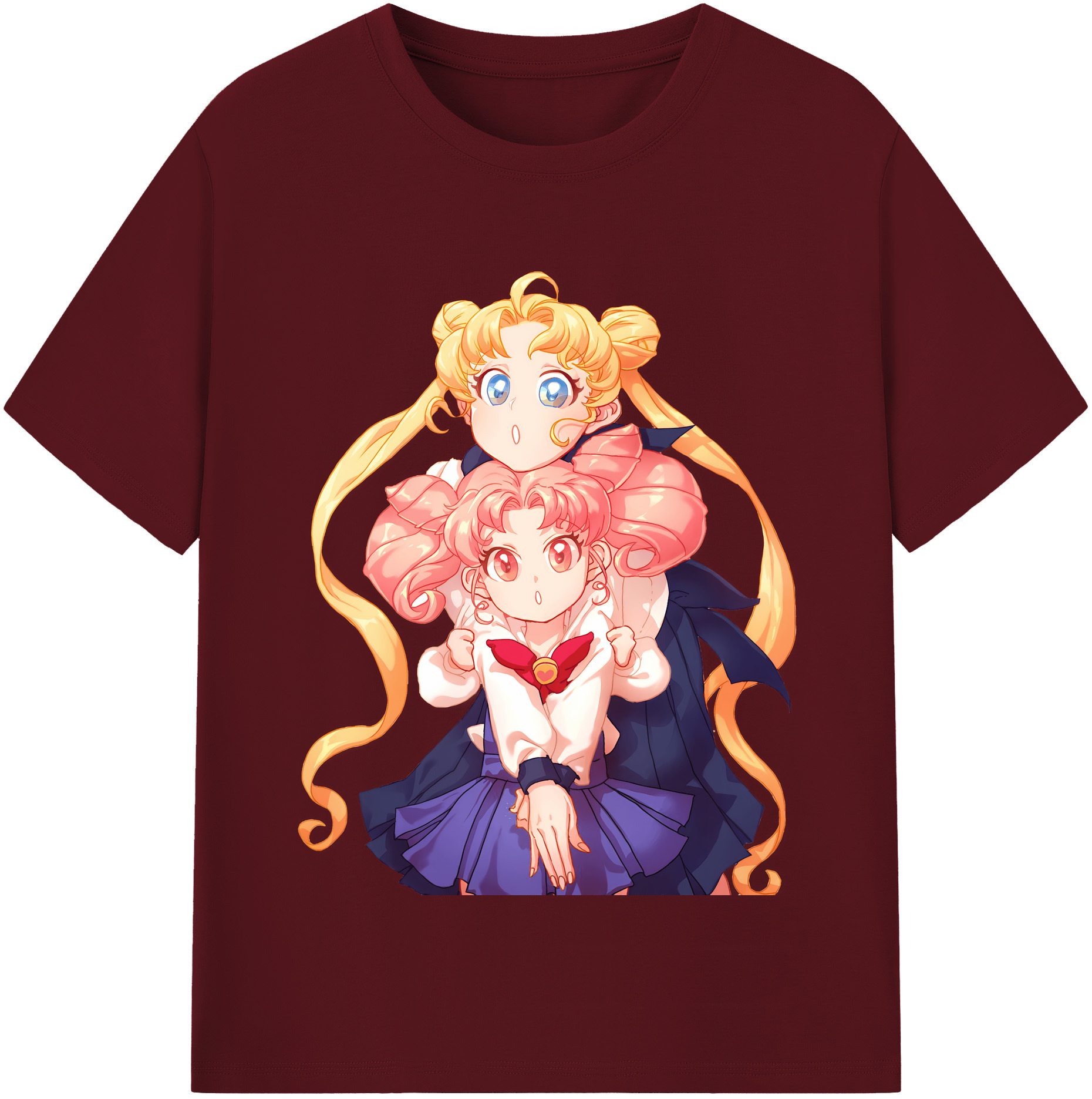 （画像用） 美少女戦士セーラームーン 愛野 美奈子 あいの みなこ Sailor Moon Aino Minako 綿100％半袖Tシャツ（フロントプリント）